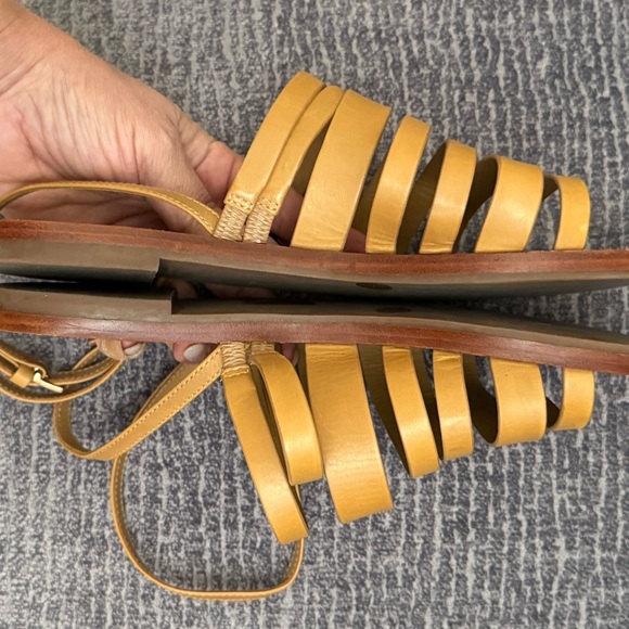 Tory Burch Patos Ankle Wrap Sandals Sz 8 - Picture 4 of 8